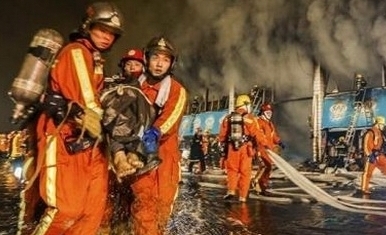 В Китае на рынке заживо сгорели 16 человек