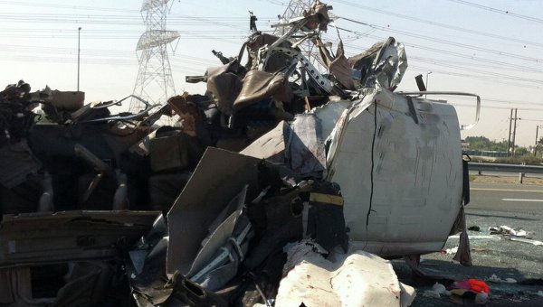 13 человек погибли в страшном ДТП в Дубае