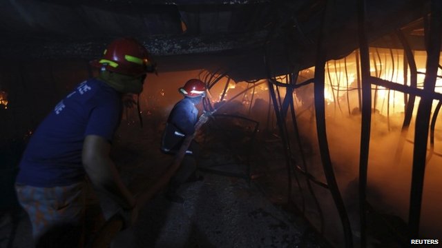 Пожар  на швейной фобрике в Бангладеше: пострадало около ста человек